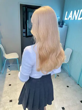 ロング カラー 💖可愛い色たくさん 権田やすなり💖のヘアスタイル