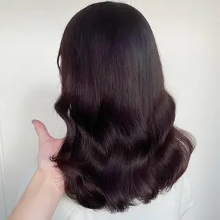 ミディアム カラー ブリーチなし Wカラー🩷星野翔太のヘアスタイル