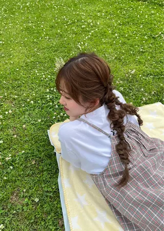 ロング Tamoto Arumuのヘアスタイル