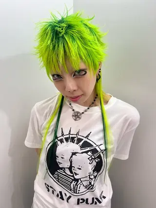 ロング 💥ウルフカット デザインあんな💥のヘアスタイル