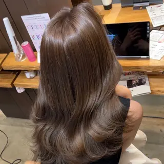 セミロング 大人ボブ/透明感 カラー/松原和志のヘアスタイル