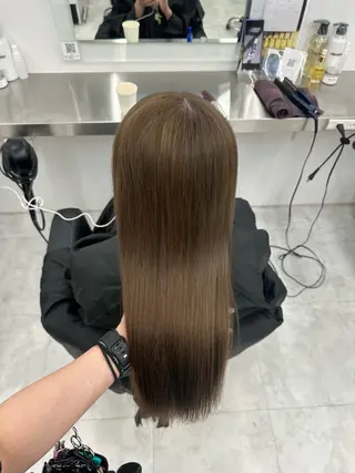 カラー 透ける透明感カラー 🤍anju🎀のヘアスタイル