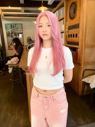 ロング カラー 篠江 廉のヘアスタイル