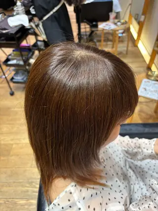 ミディアム カラー 高田 愛斗のヘアスタイル
