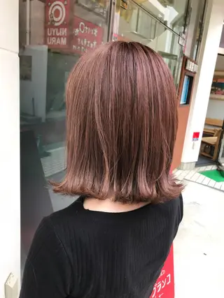 ショート カラー uru"所属・uru" すずきさゆりのヘアスタイル