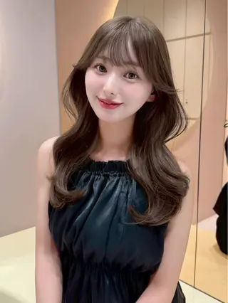 ミディアム ブリーチなし🎀髪質 改善 モテヘアはのんのヘアスタイル