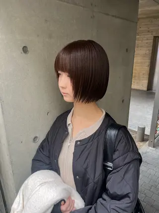 ショート 【ボブ.髪質改善. カラー】midoのヘアスタイル