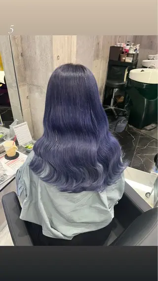 ロング カラー ✨韓国艶髪✨ケア ブリーチ🫧アキラのヘアスタイル