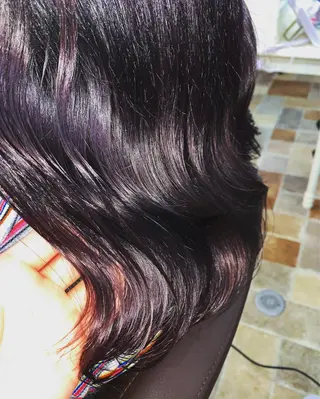 セミロング カラー おおたかの森/透 明感/小林のヘアスタイル