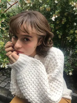 ミディアム カラー akari ♡のヘアスタイル