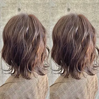 ミディアム カラー おおつか せいやのヘアスタイル
