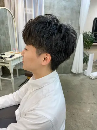 ヘアアレンジ メンズ eTONe所属・志賀 あずみのヘアスタイル