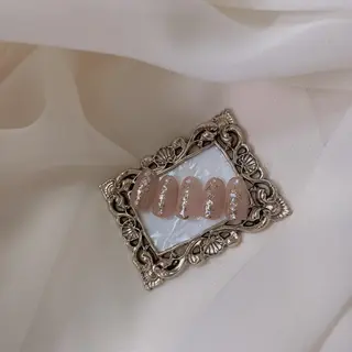 カラー ネイル 𓂃🦢Aurora Swan🌙𓂃のネイルデザイン