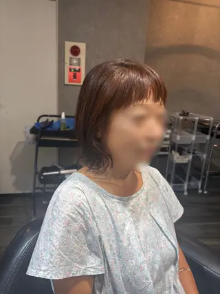 ミディアム のどか 노도카のヘアスタイル