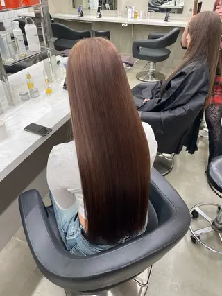 ロング カラー 🎀暖色/ラベンダー /paru🤍のヘアスタイル