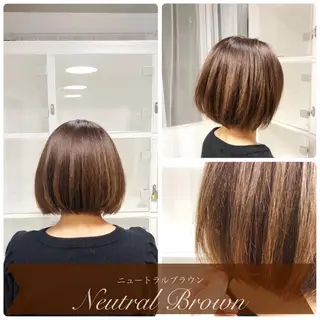 ショート カラー レイヤー/髪質改善/ 美髪矯正/手塚凌のヘアスタイル