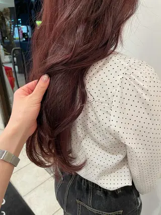 ロング 韓国風ヘア♡ runaのヘアスタイル