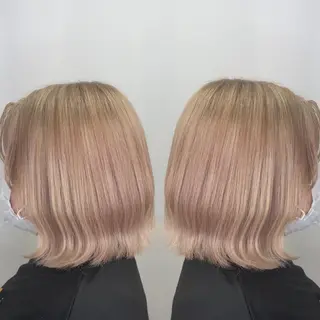 ショート カラー 縮毛/レイヤー 韓国/橋口のヘアスタイル