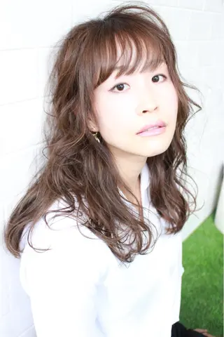 ロング 韓国風レイヤーカット 🇰🇷❕モカのヘアスタイル