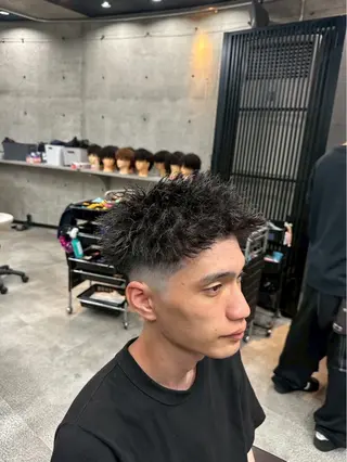ショート メンズ era本店所属・笹尾 陸/era本店 メンズ短髪系美容師のヘアスタイル