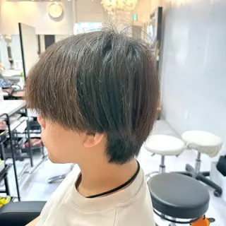 ショート 髪質改善× ハイライト溝江のヘアスタイル