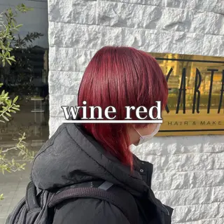 ミディアム カラー ブリーチ/暖色カラー 宮城陽日のヘアスタイル