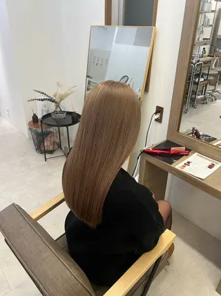 ロング カラー Una並木坂 透明感カラー&髪質改善&韓国ヘア所属・モテ髪美容師♡ ひなたのヘアスタイル