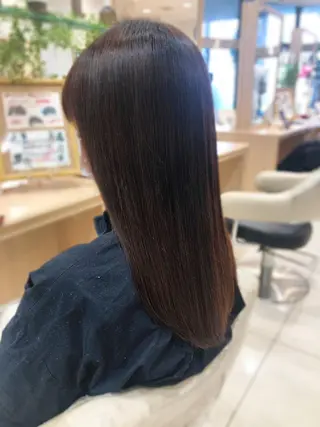 カラー ロング 石川 碧音維のヘアスタイル