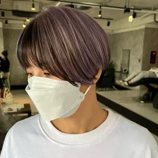 ショート カラー ヘアアレンジ TIDEHAIR SHIHOのヘアスタイル