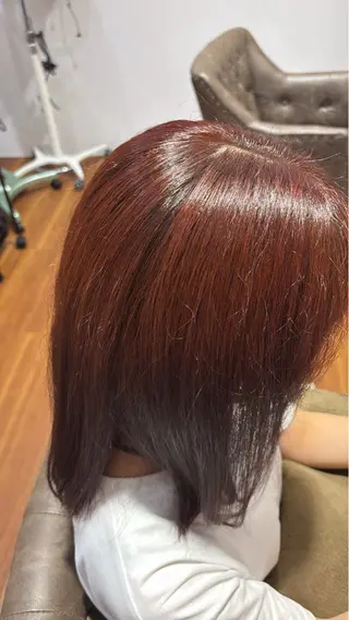 ミディアム 川村 海音のヘアスタイル