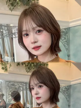 ショート ボブ/透明感カラー /しなる🌷のヘアスタイル