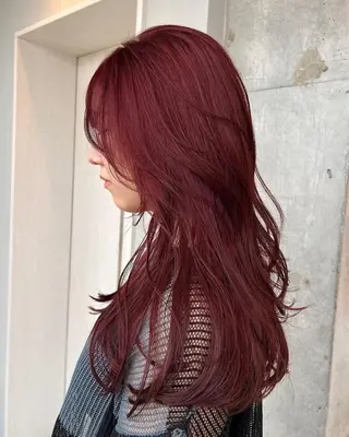 ロング カラー 透明感ツヤカラー コトノ🫧のヘアスタイル