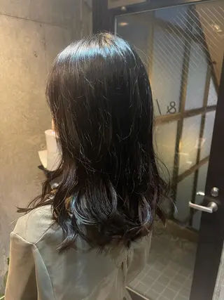 ロング ボブ/インナーカラー ショート/佐野祥子のヘアスタイル