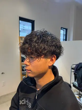 パーマ メンズ 大阪メンズハイトーン /スパイキー/RAIのヘアスタイル