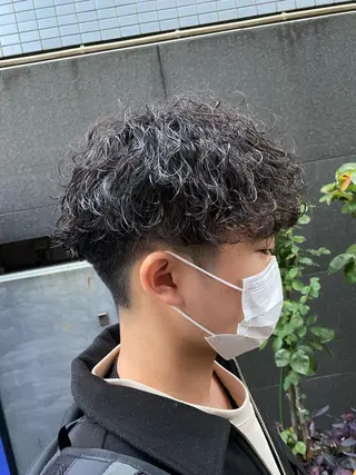 パーマ メンズ メンズブリーチカラー /パーマ ごーた立川のヘアスタイル