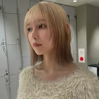 カラー MINX momokaのヘアスタイル