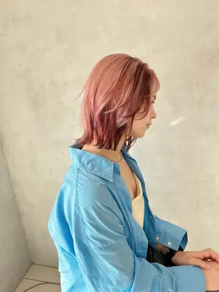 セミロング カラー ヘアアレンジ 【代表】 たき〜のヘアスタイル