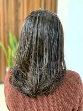 セミロング 相馬 一真のヘアスタイル