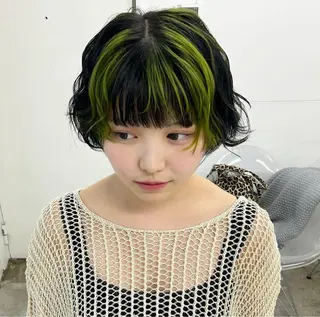 ショート カラー hair salon　丹tan所属・Rena✴︎トレンド ×スタンダードMIXのヘアスタイル