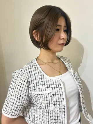 ショート 🌈扱いやすいボブ× ブリーチ🌈TAMEのヘアスタイル