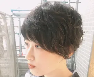 ショート うる艶レイヤーカット hinakoのヘアスタイル