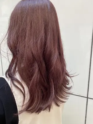 セミロング カラー ヘアアレンジ ナカシマ  アユミのヘアスタイル