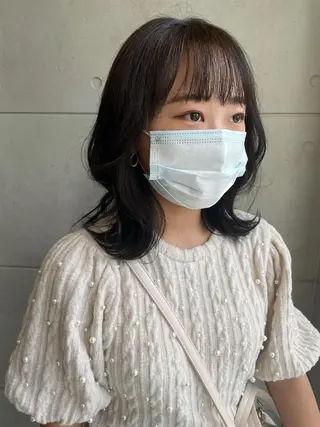 ミディアム cond.hair salon所属・topstylist ユヒャンのヘアスタイル