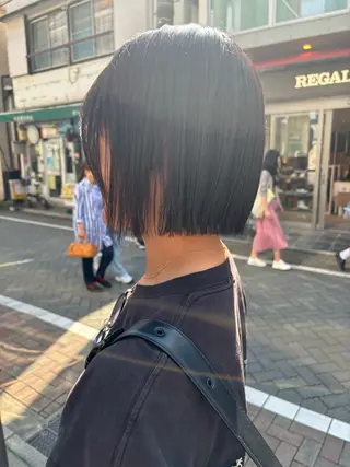 ショート 池田理紗/メンズ カット/切りっぱなしのヘアスタイル