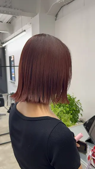 カラー 酒井 美里のヘアスタイル