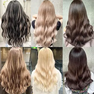 ロング カラー ヘアアレンジ TATSUYA アートディレクターのヘアスタイル