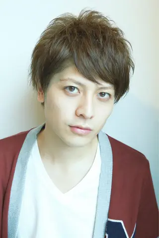 ミディアム メンズ 稲田 全将のヘアスタイル