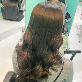 ロング カラー Natsuki 🫧インナーカラーのヘアスタイル