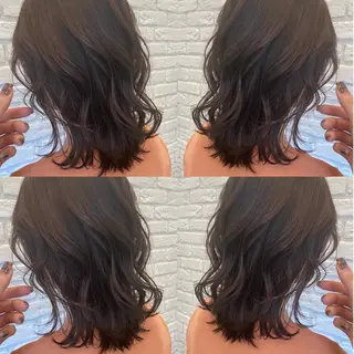 ミディアム ココロ☀️ CLUTCH天王寺店のヘアスタイル