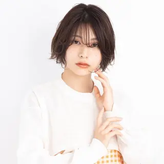 ショート カラー パーマ 自由が丘×似合わせ ディレクター枦山大将のヘアスタイル